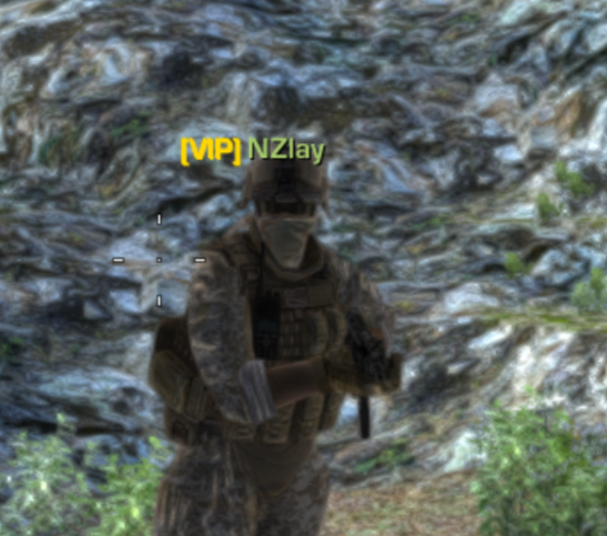 ReGone character with the gold VIP tag